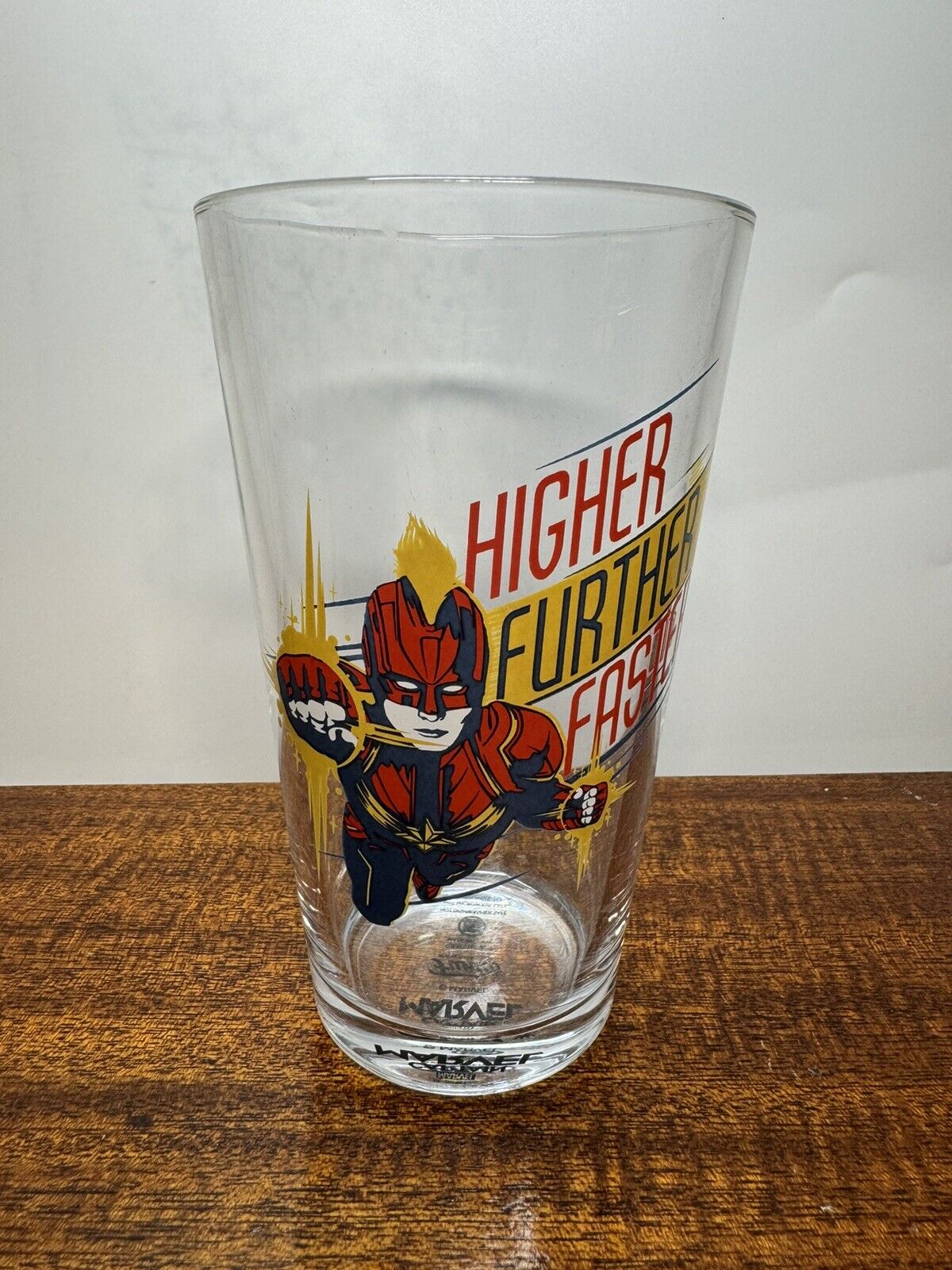 Captain Marvel “Higher Further Faster” Funko Pint Glass