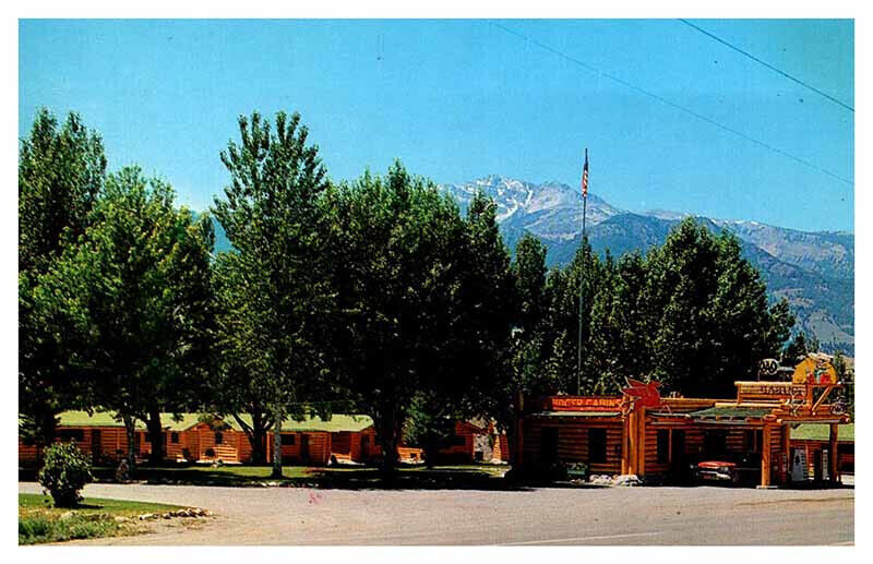 Postcard PARK SCENE Gardiner Montana MT 7/18 AT0423