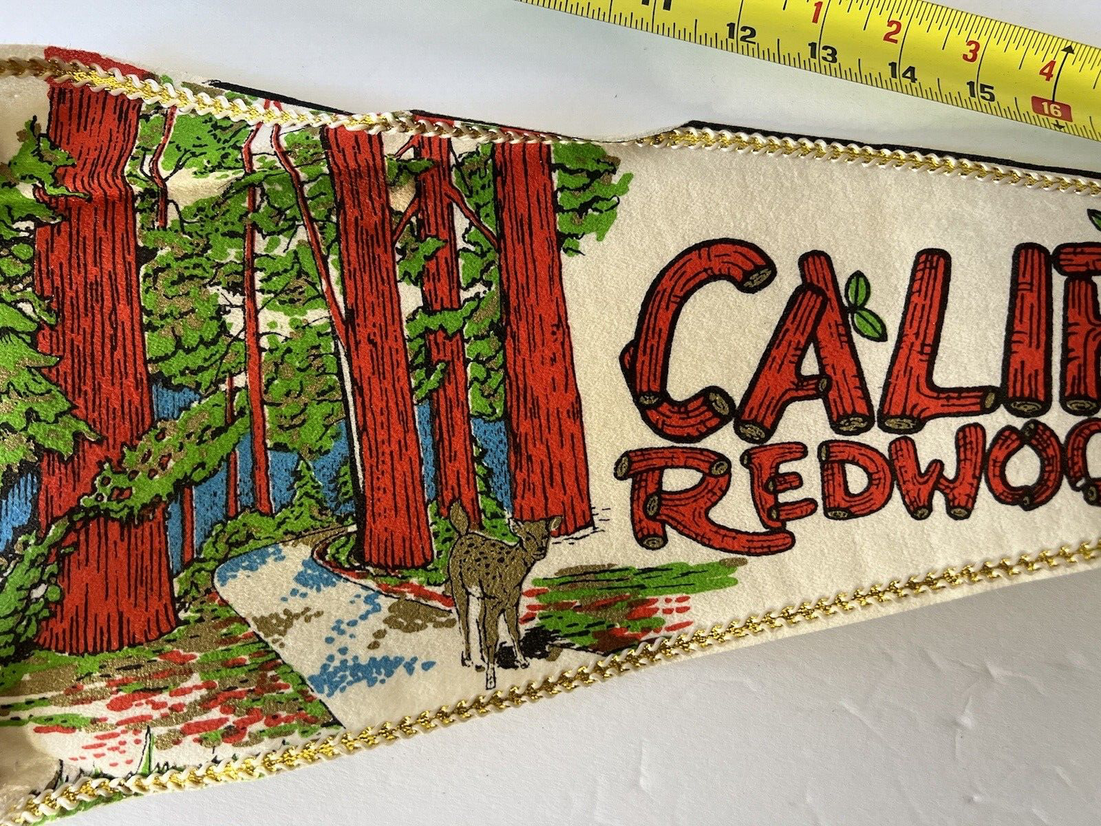 California Redwoods Vintage Pennant - Pre-owned *