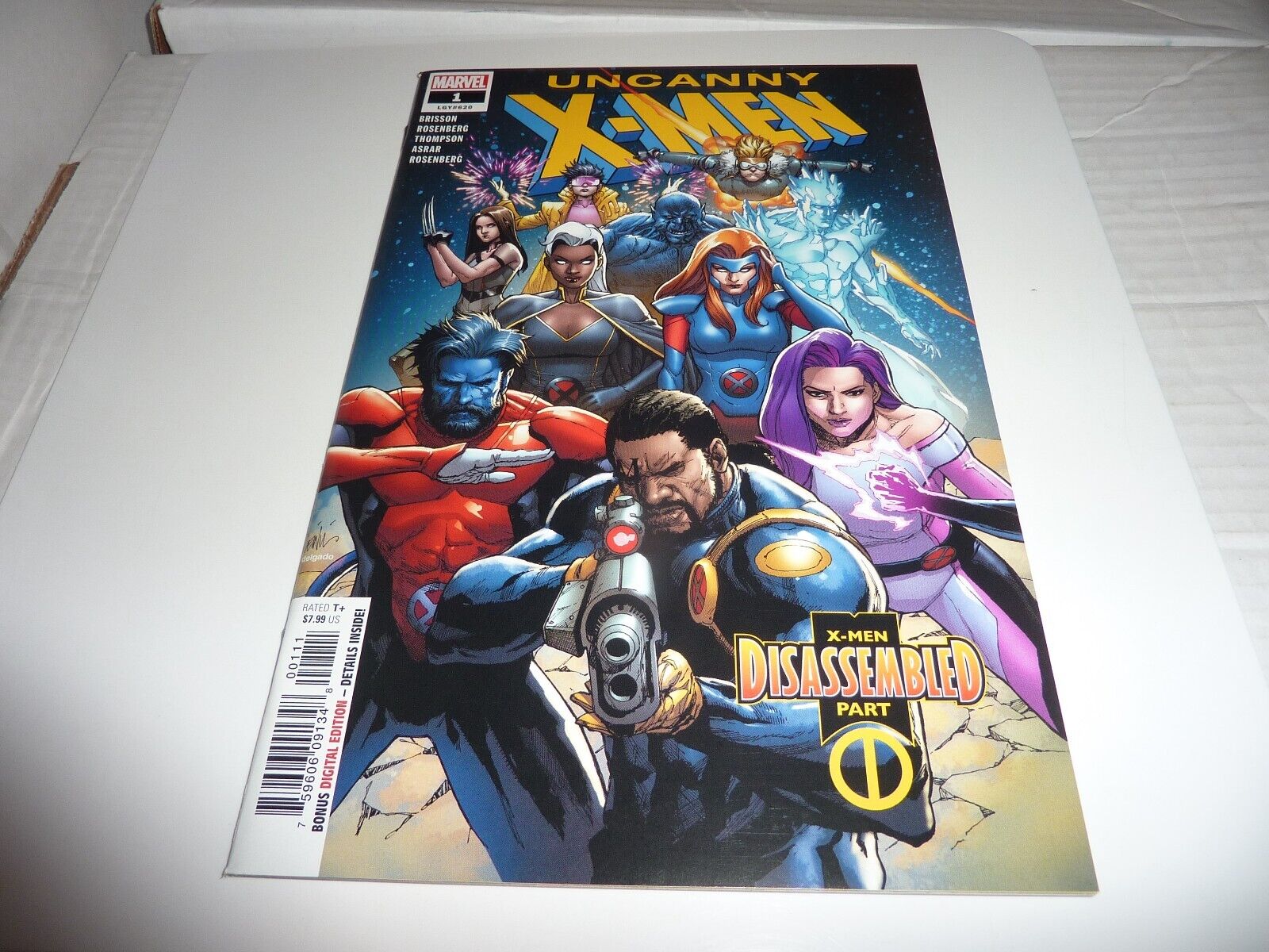 THE UNCANNY X-MEN #1 LGY #620 Marvel Jan 2019 1st Print NM Cover C