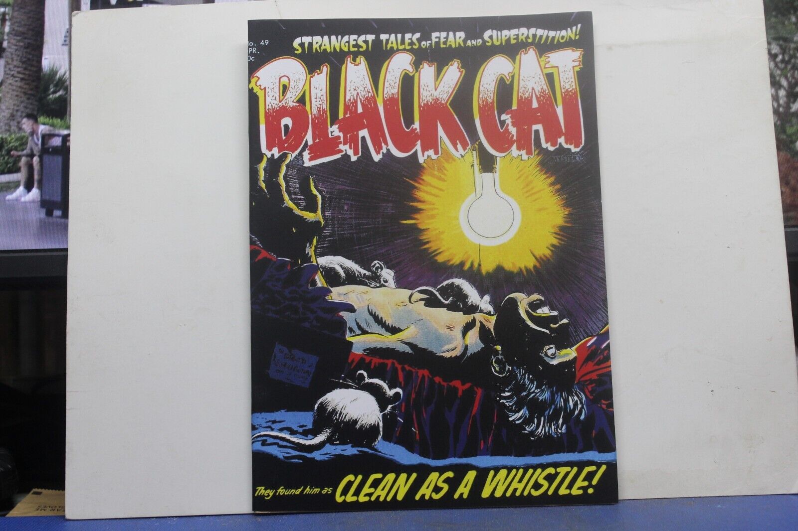 BLACK CAT MYSTERY #49 REPRODUCTION COVER 1954