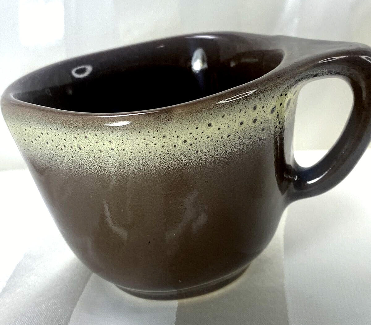 Vintage Mid-Century Modern Design Tamac  Pottery Frosty Fudge Teacup