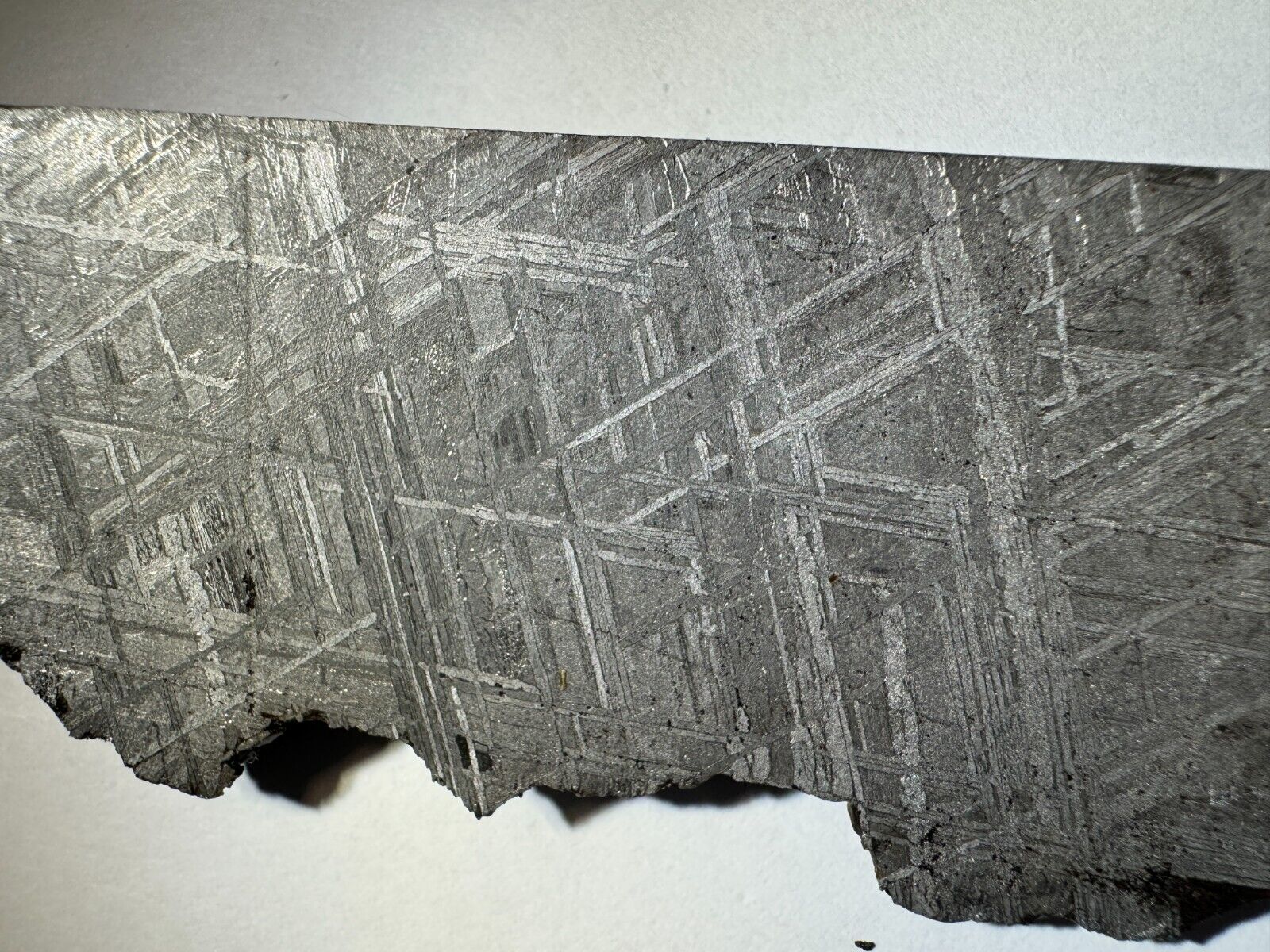 215.3g Muonionalusta iron meteorite slice, Natural Meteorite