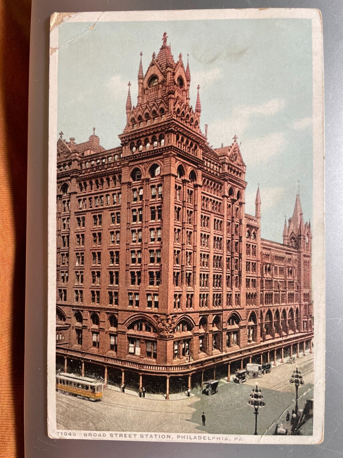 Vintage Postcard 1918 Broad Street Station, Philadelphia, PA