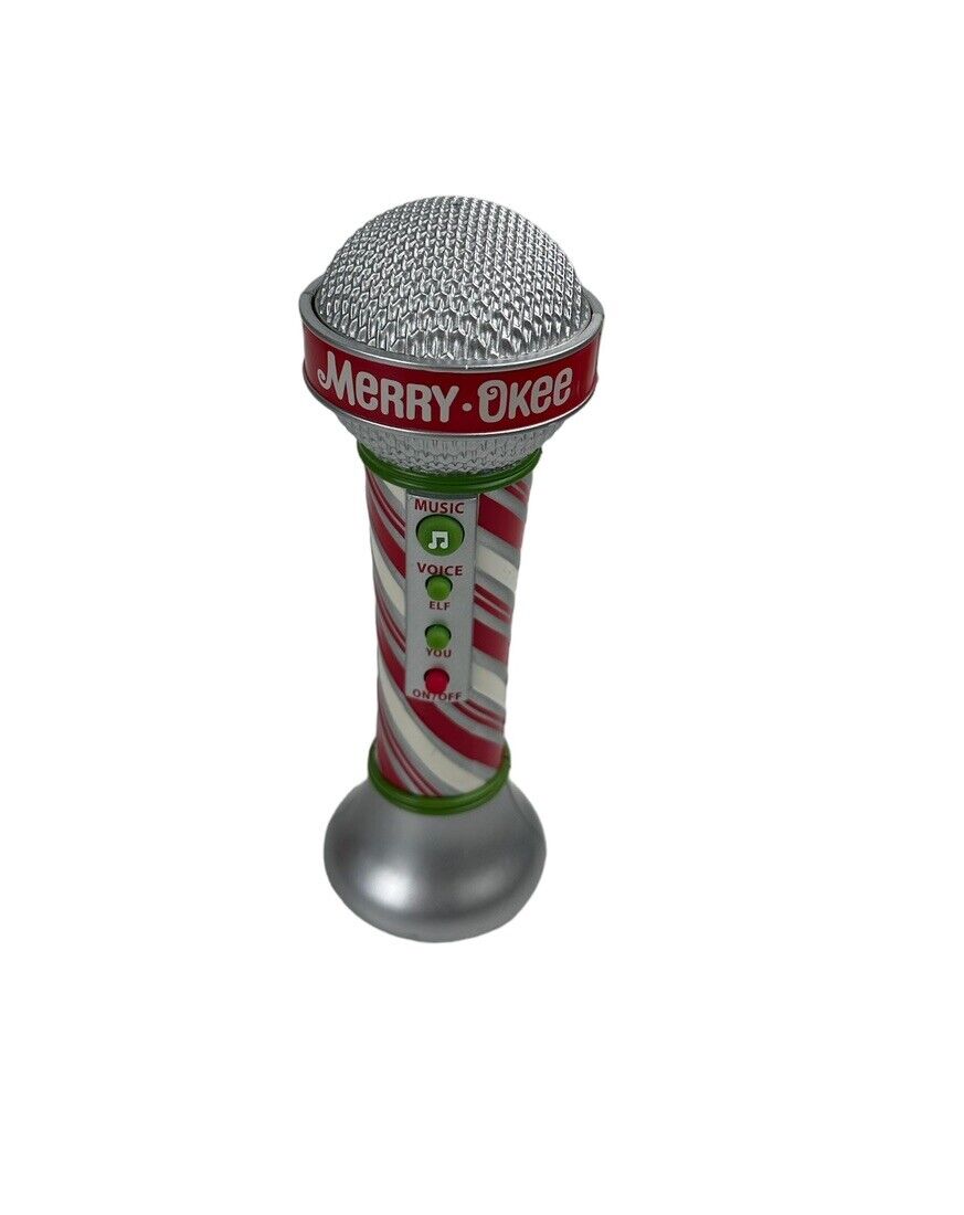 Merry-Okee Christmas Karaoke Microphone Music Elf Voice Changer - Hallmark