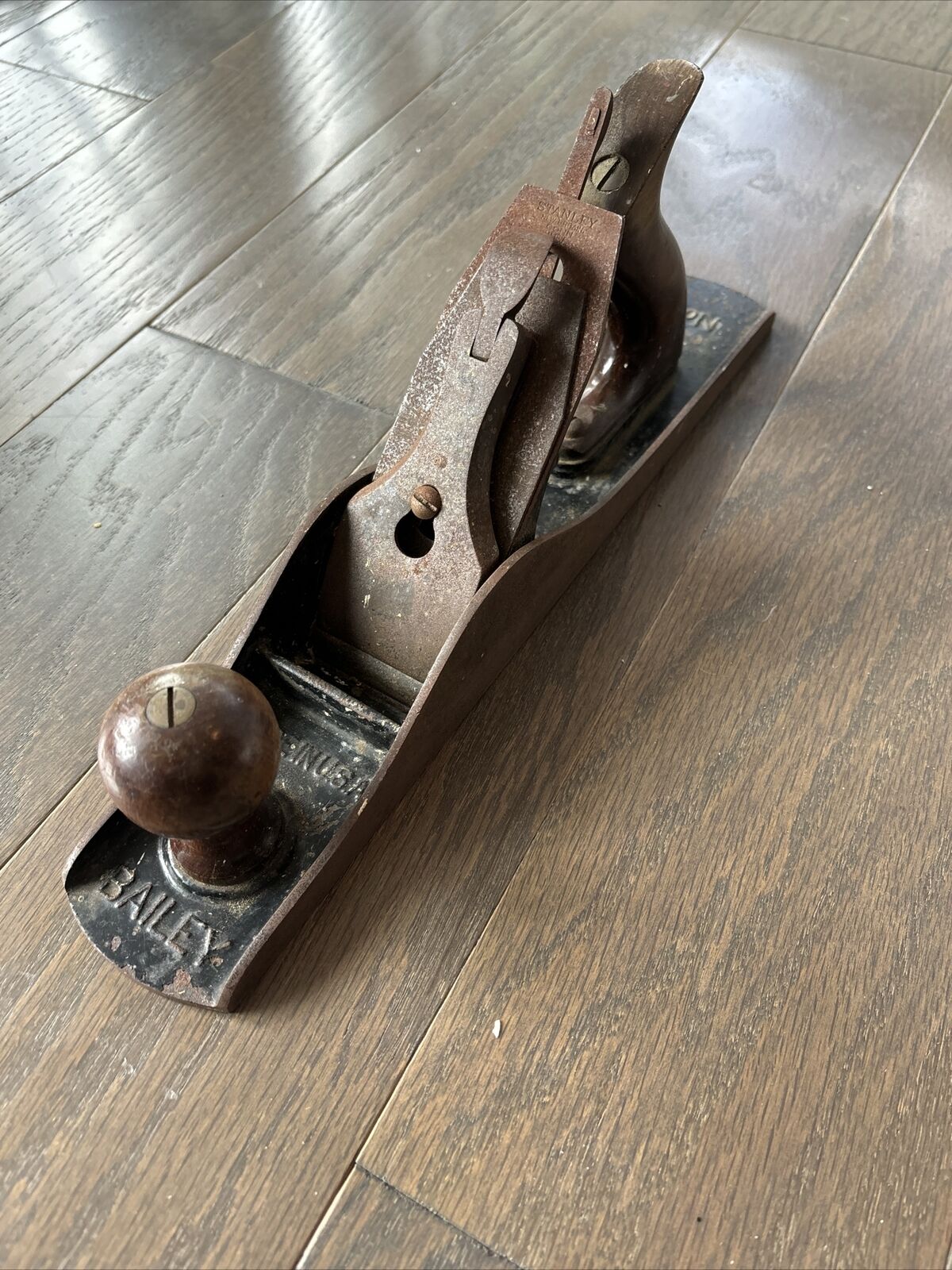 Vintage Stanley Bailey No 5 Bench Plane Made In USA