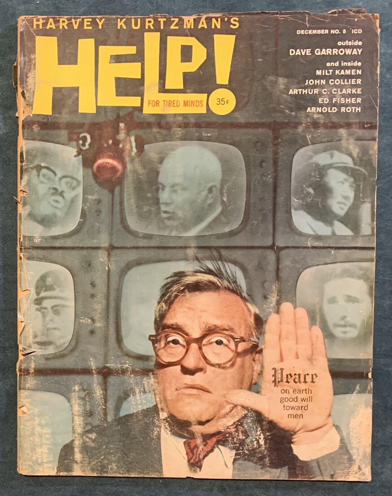 Help #5  Dec 1960  Harvey Kurtzman  Cover Detached 