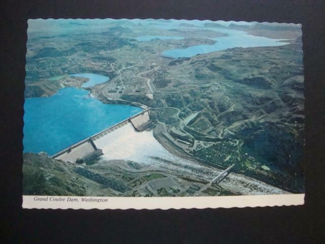 Railfans2 468) Grand Coulee Dam Washington, Equalizing Reservoir, Columbia River