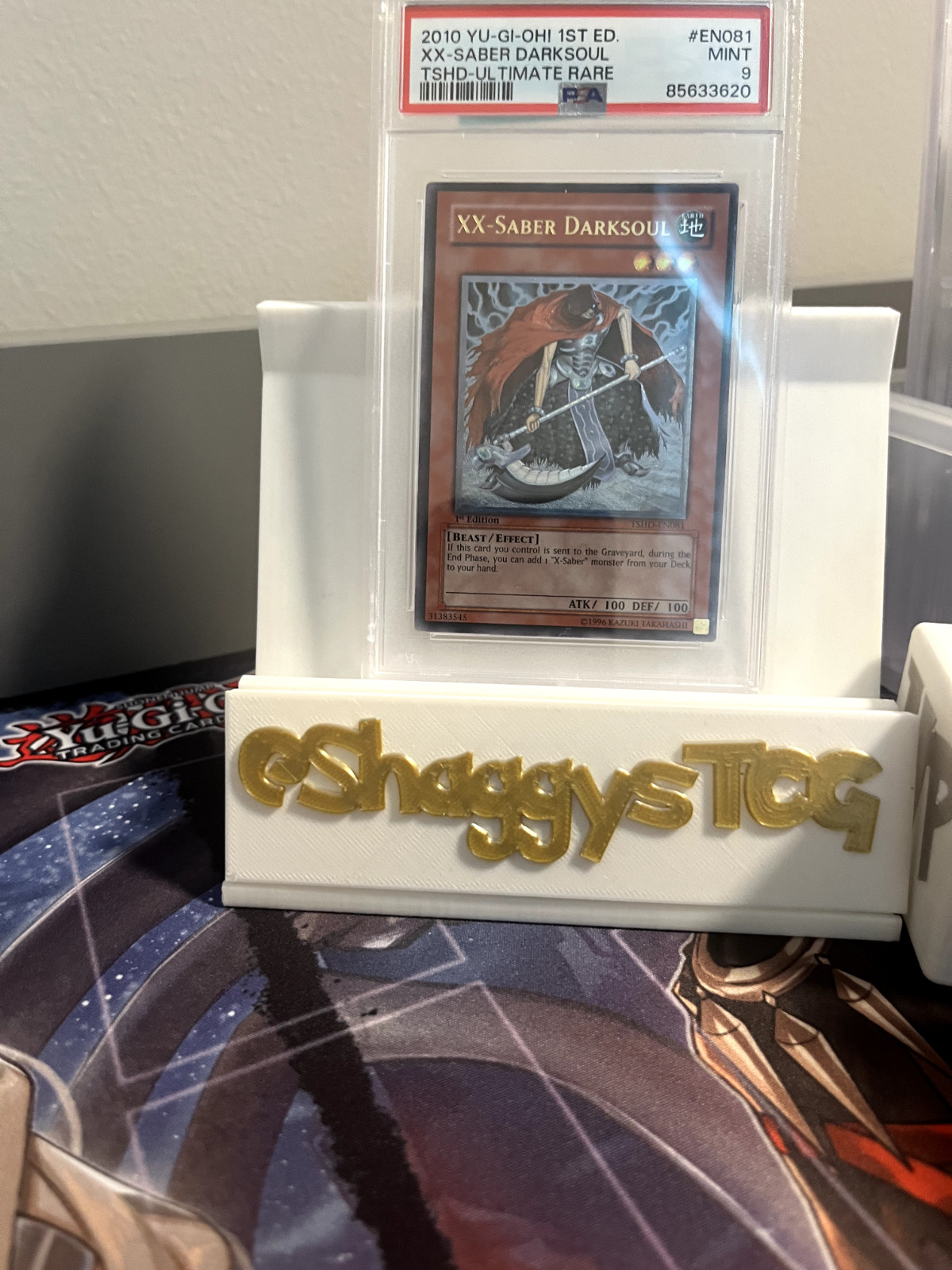 Yu-Gi-Oh XX-Saber Darksoul Ultimate Rare 1st Edition TSHD-EN081 PSA 9