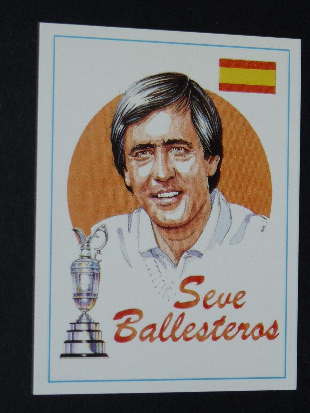 1993 GAMEPLAN CARD GOLF OPEN CHAMPIONS GOLFING #21 SEVERIANO BALLESTEROS SPAIN