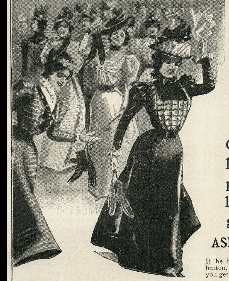 1898 Pingree Smith Lace Up Boot Detroit MI Women\'s Shoe $3.00 Crowd Ladies 8685