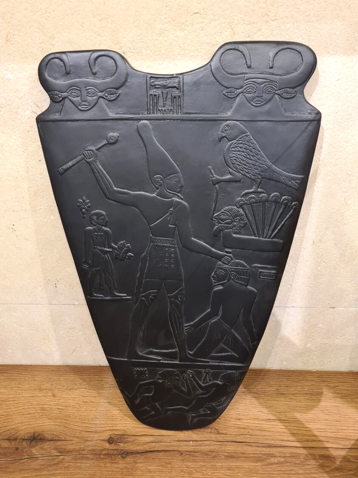 Museum replica of Ancient Egyptian King Narmer Palette -Double sided- Large Size