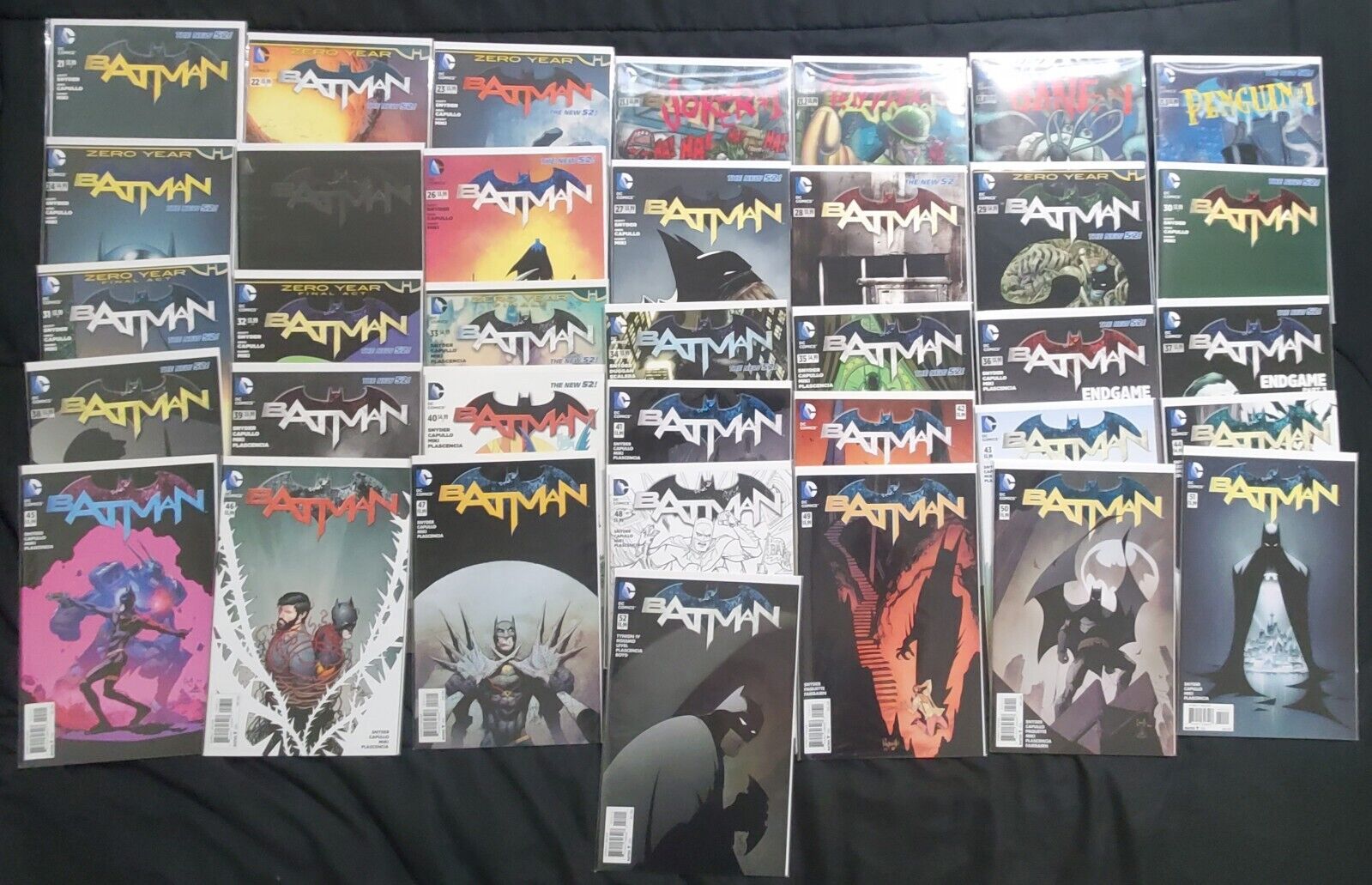 Batman 21-52 36 Book Lot DC 2013 New 52 Scott Snyder Greg Capullo NM READ