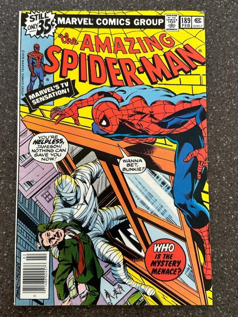 Amazing Spider-Man #189 Newsstand Edition Mystery Menace NM-
