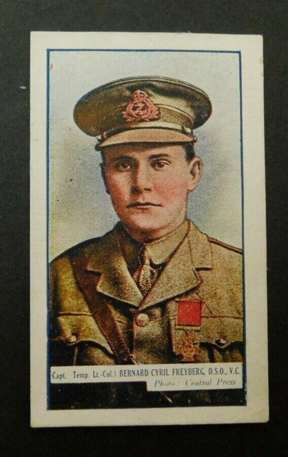 1916 Gallaher Cigarette Card Great War Victoria Cross Heroes #179 Freyberg VC 