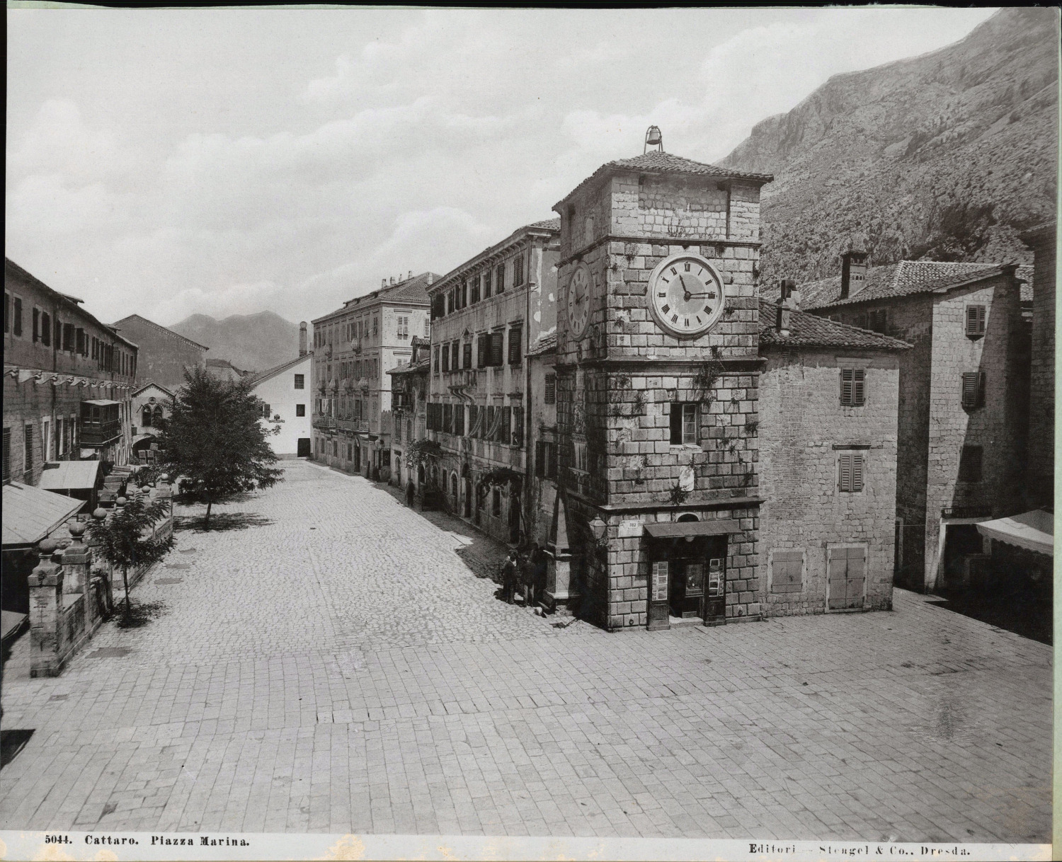 Stengel & Co, Montenegro, Qatar (Kotor), Vintage Photomechanical Marina Square