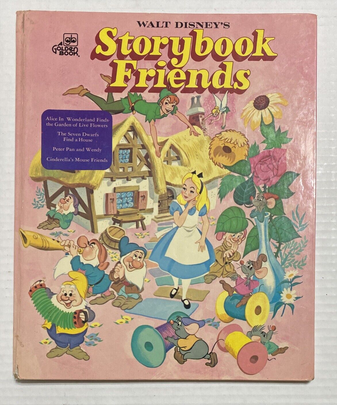 Walt Disney\'s Storybook Friends 1976 Golden Press HC 5 Illustrated Kids Stories