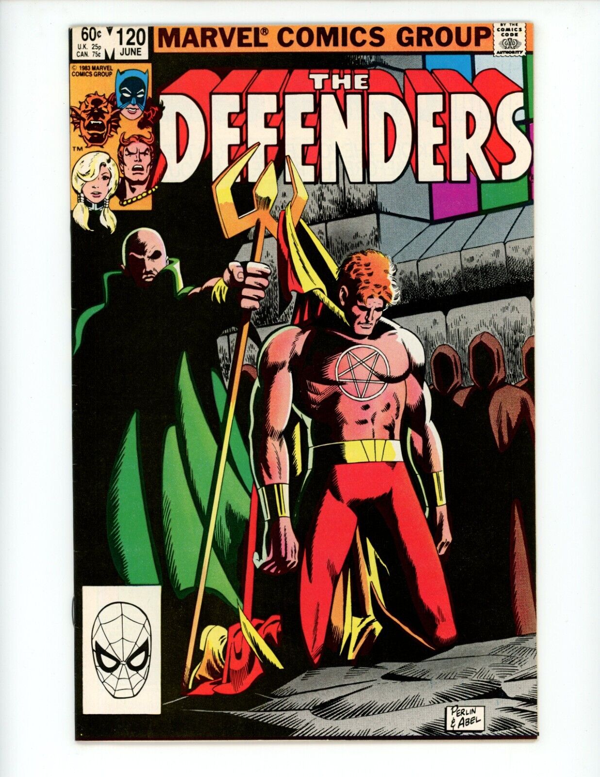 Defenders #120 Comic Book 1983 VF- Don Perlin Marvel Daimon Hellstrom