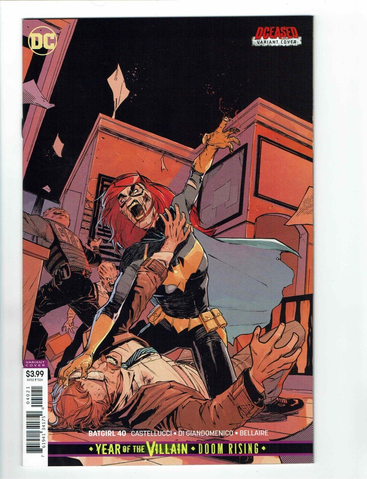 Batgirl #40 B  Variant Javier Fernandez DCeased Cover (DC Comics 2019) ~NM