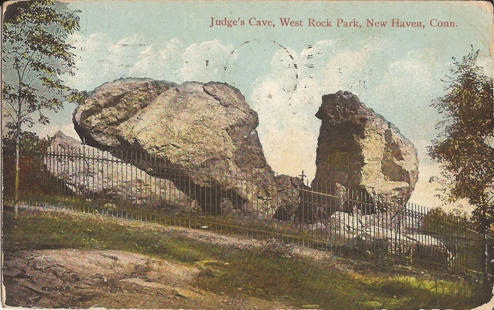 New Haven, CONNECTICUT - West Bank Park - Judge\'s Cave - 1915
