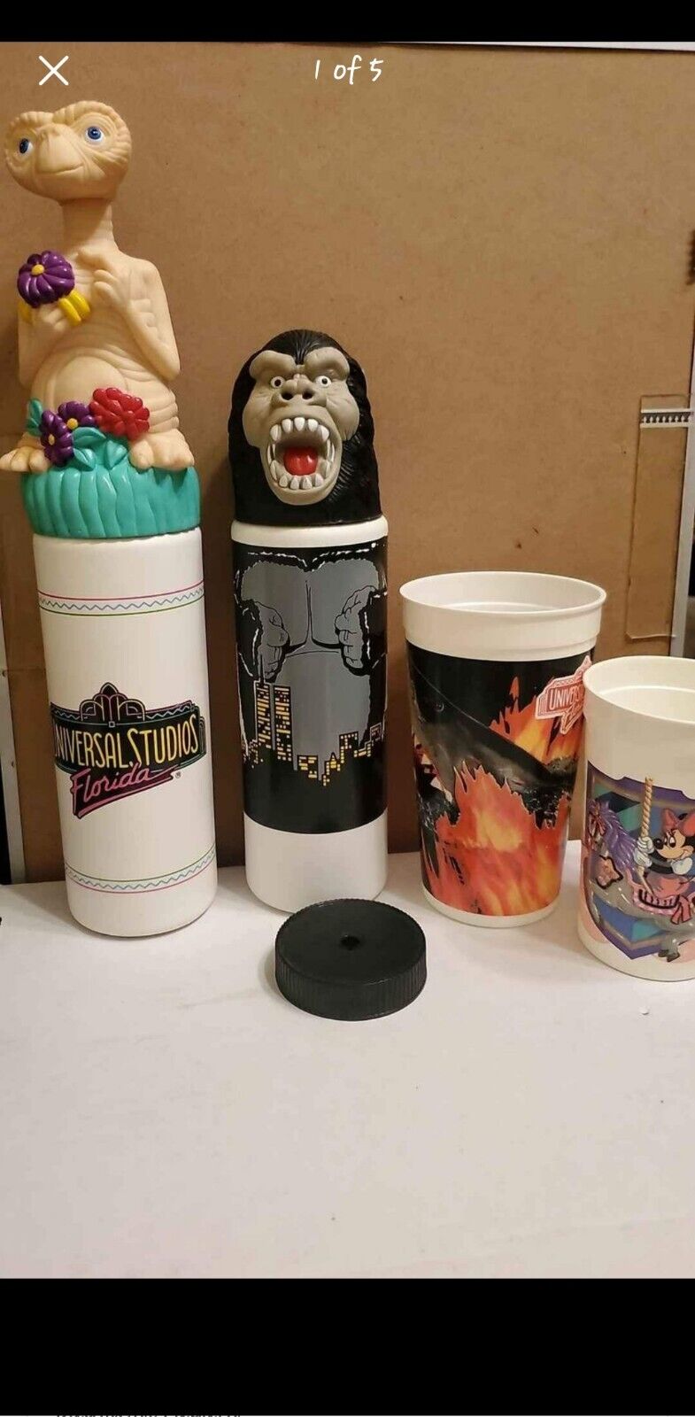Disney And Universal Studios Souvenir Collector\'s  Cup Lot