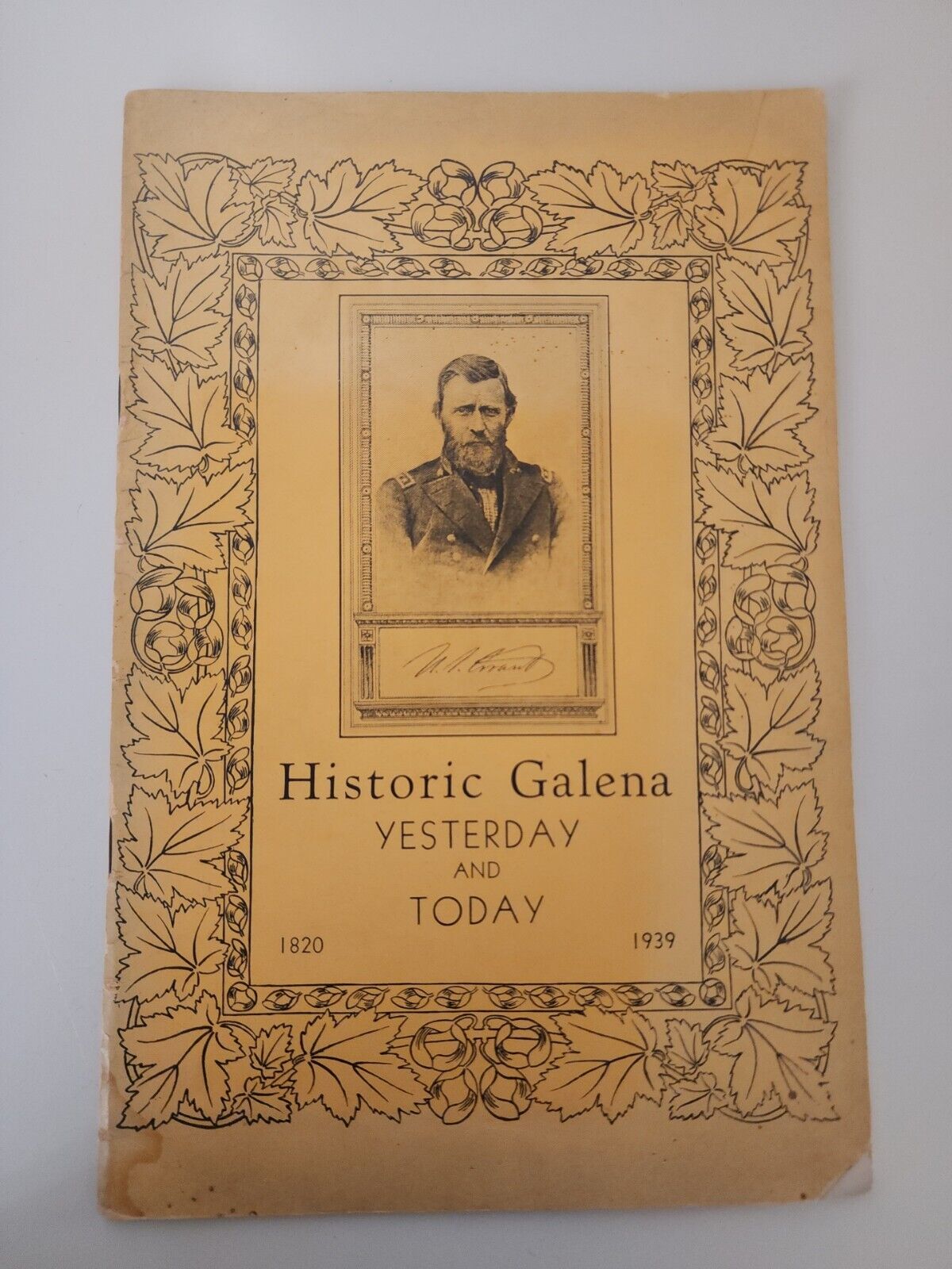 Historic Galena Yesterday and Today, Galena, Illinois 1939 Original