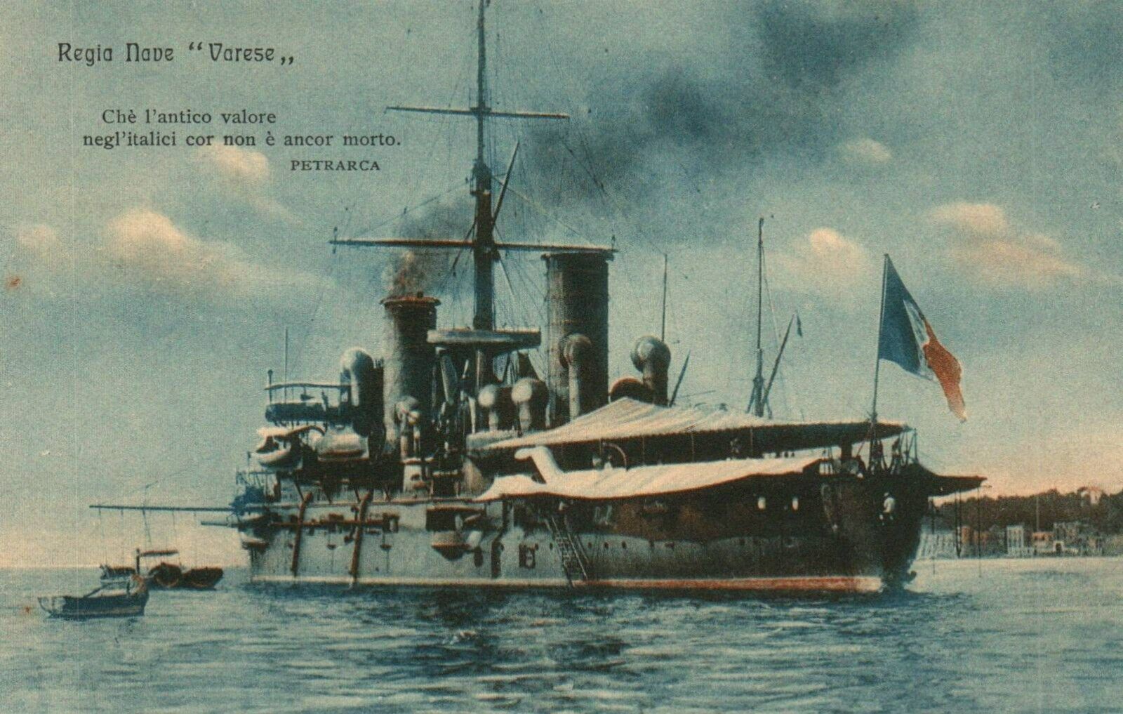 Italian Royal Navy Cruiser \'Varese\' - WWI  c1910s