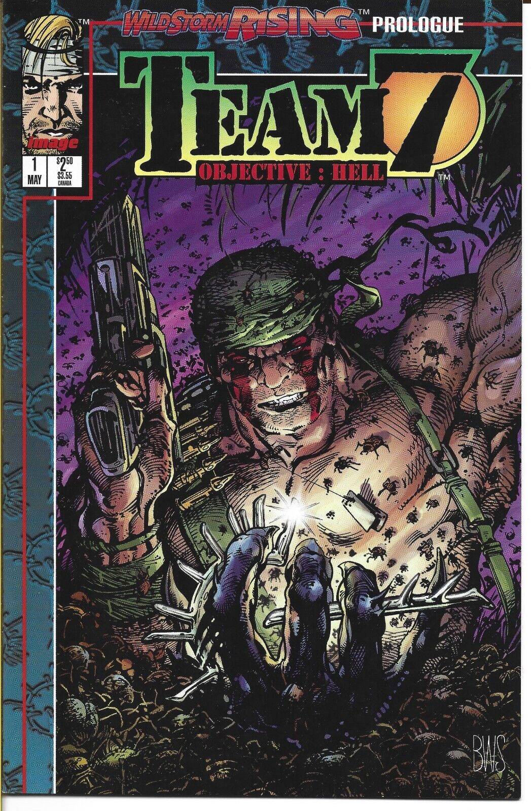 TEAM 7 OBJECTIVE HELL #1 IMAGE COMICS 1995 BAGGED AND BOARDED