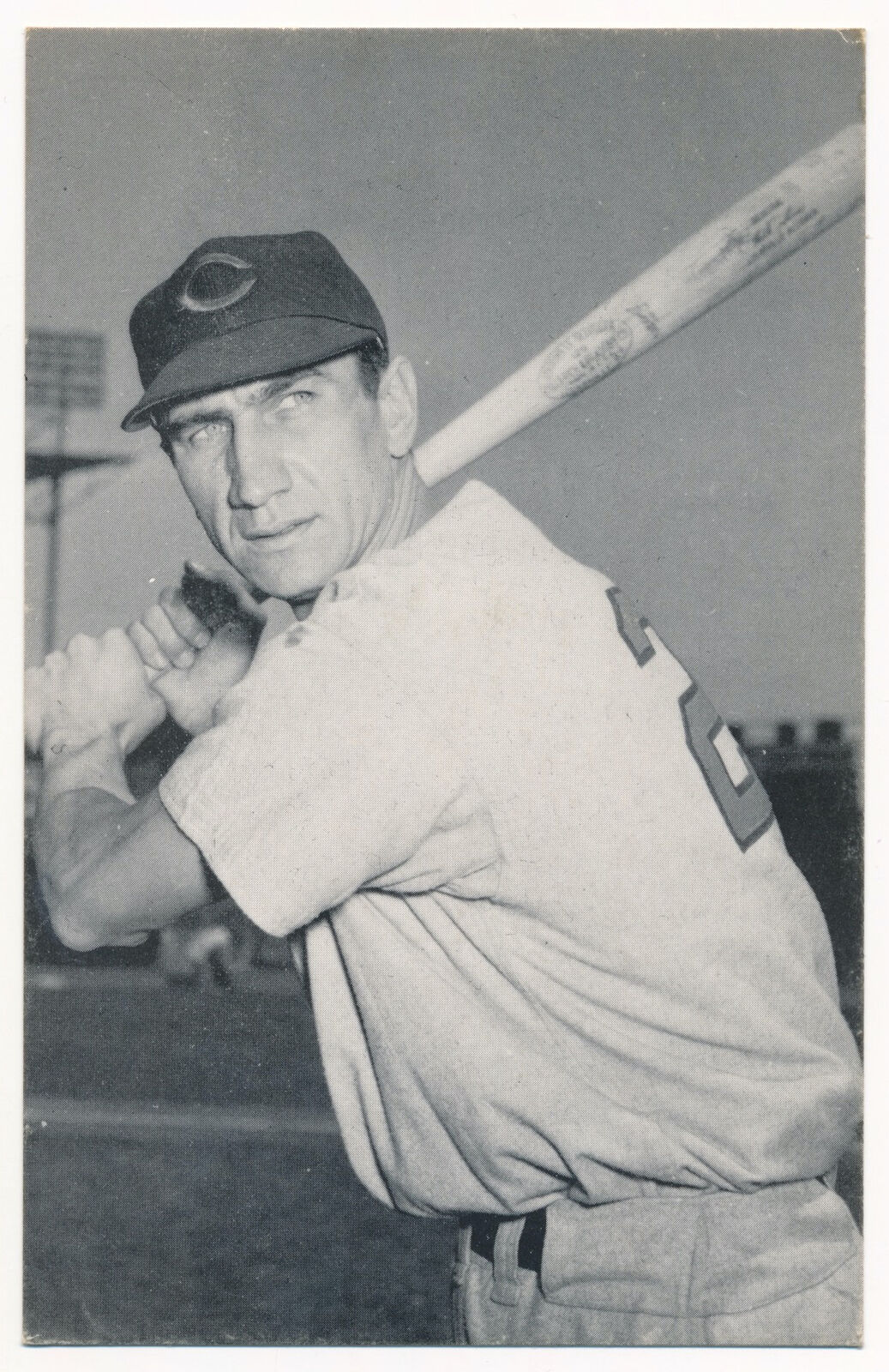 Hank Sauer, Cincinnati Reds - Baseball Postcard