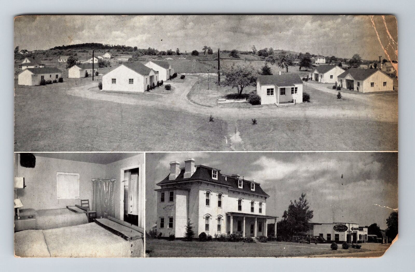 Verona VA-Virginia, White House Cottages, Vintage Postcard