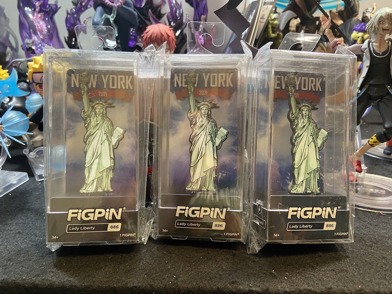 FigPin New York Statue of Liberty Lady Liberty  #886 NYCC 2021 Exclusive 1000