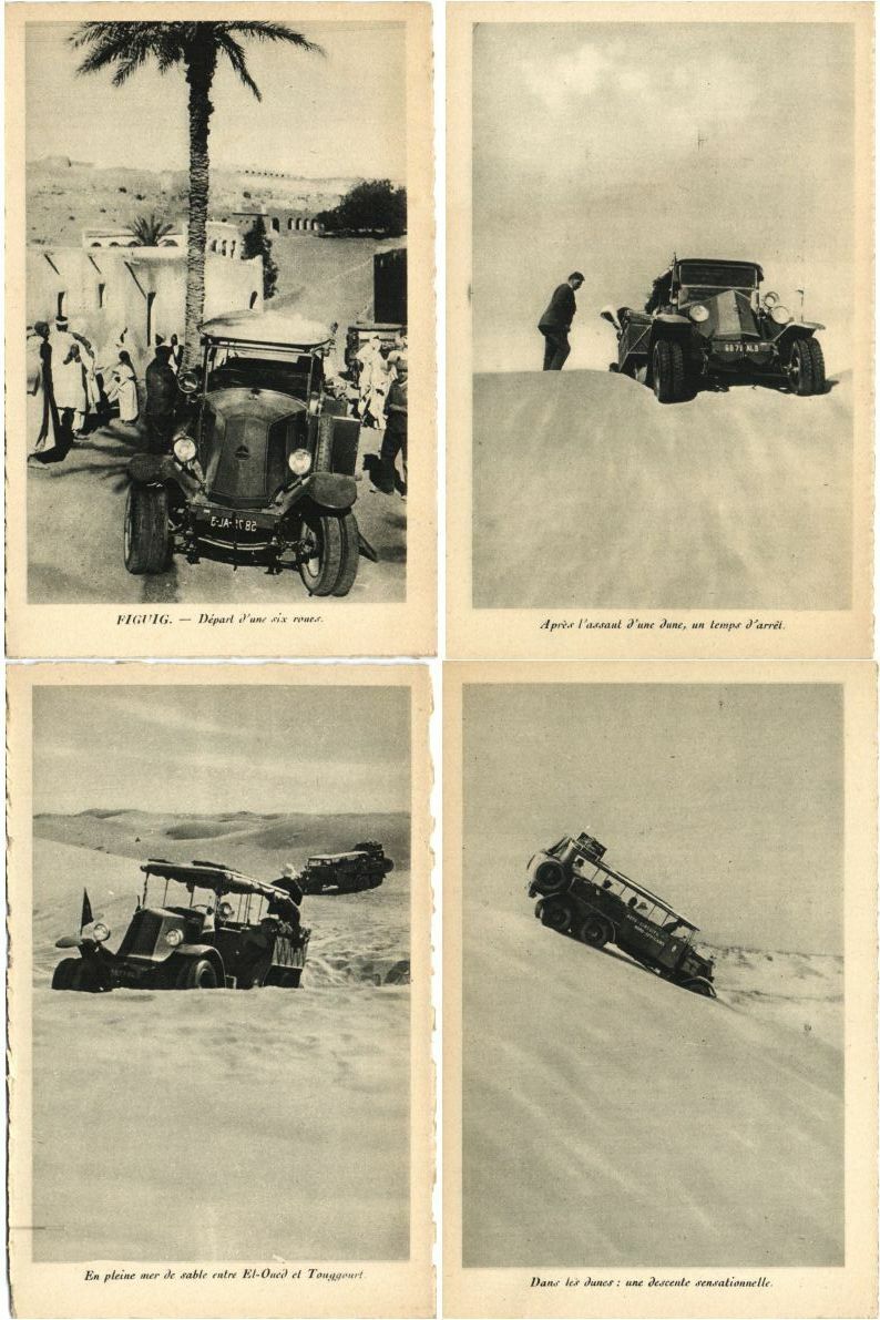 CAR RACING CIRCUIT NORTH AFRICA Incl. Vintage ENVELOPS 24 Postcards (L4317)