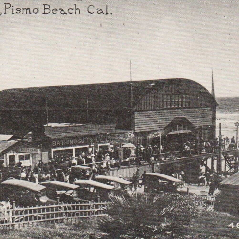 Dance Pavillion Pismo Beach California 1920s Postcard Pacific Novelty Co.