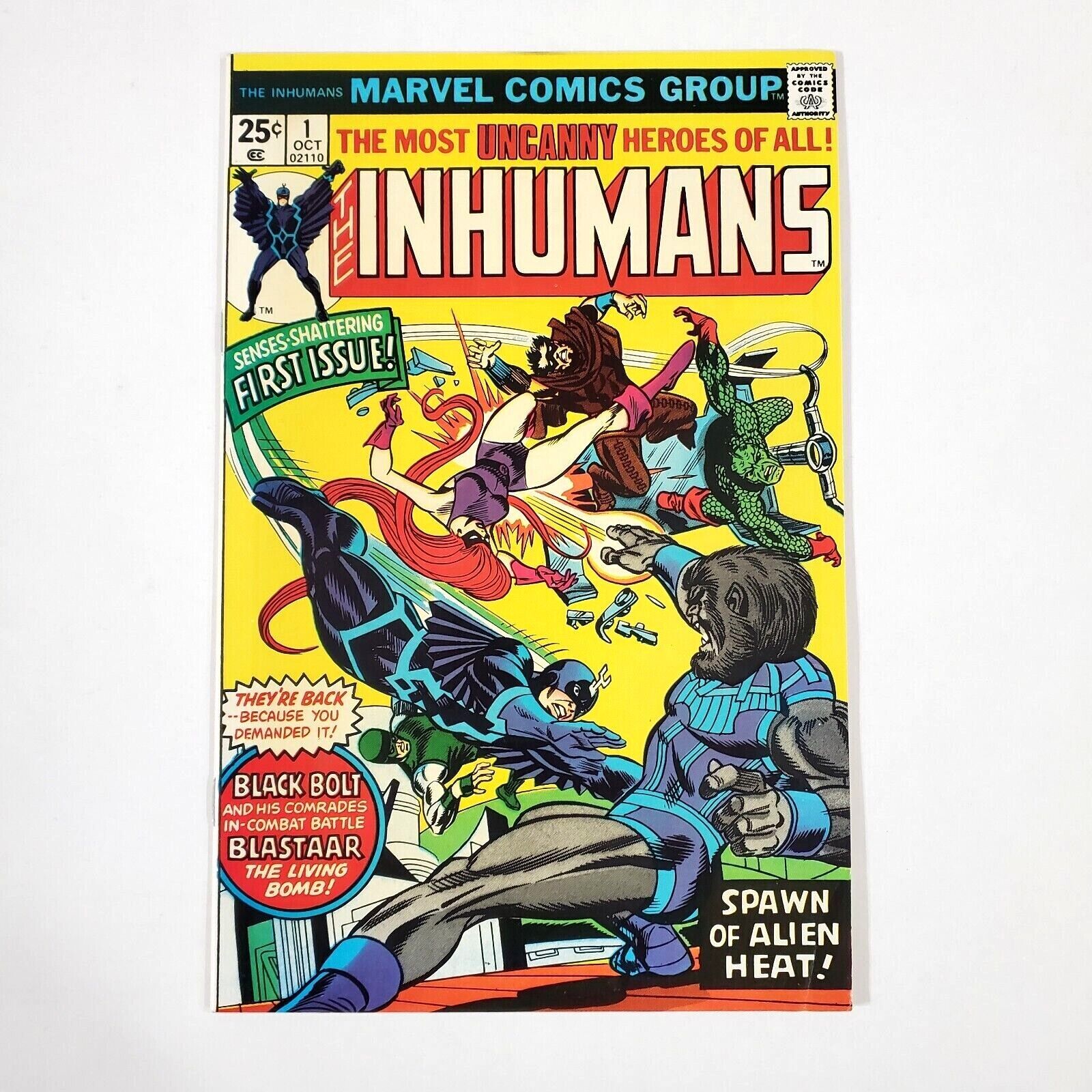 Inhumans #1 Vol. 1 (1975 Series) Marvel Comic Book George Perez Gil Kane