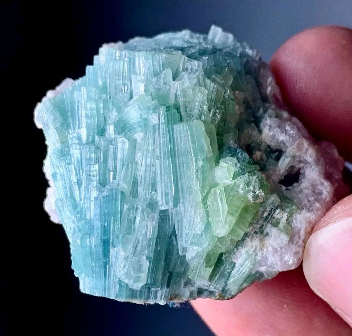 152 Carat Tourmaline Crystal Bunch From Afghanistan