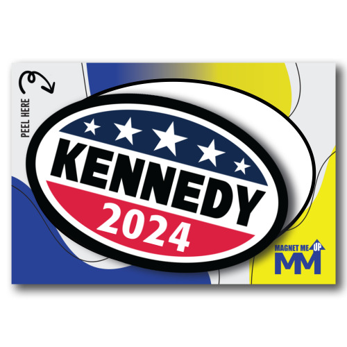 Magnet Me Up Kennedy 2024 Robert F. Kennedy Jr. Democratic Political Party Decal