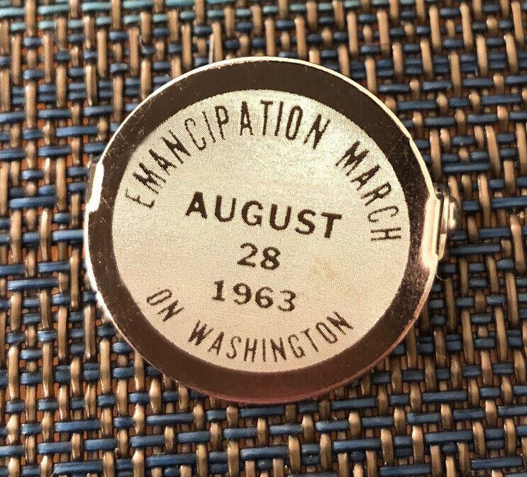 Emancipation March On Washington August 28, 1963 Pin