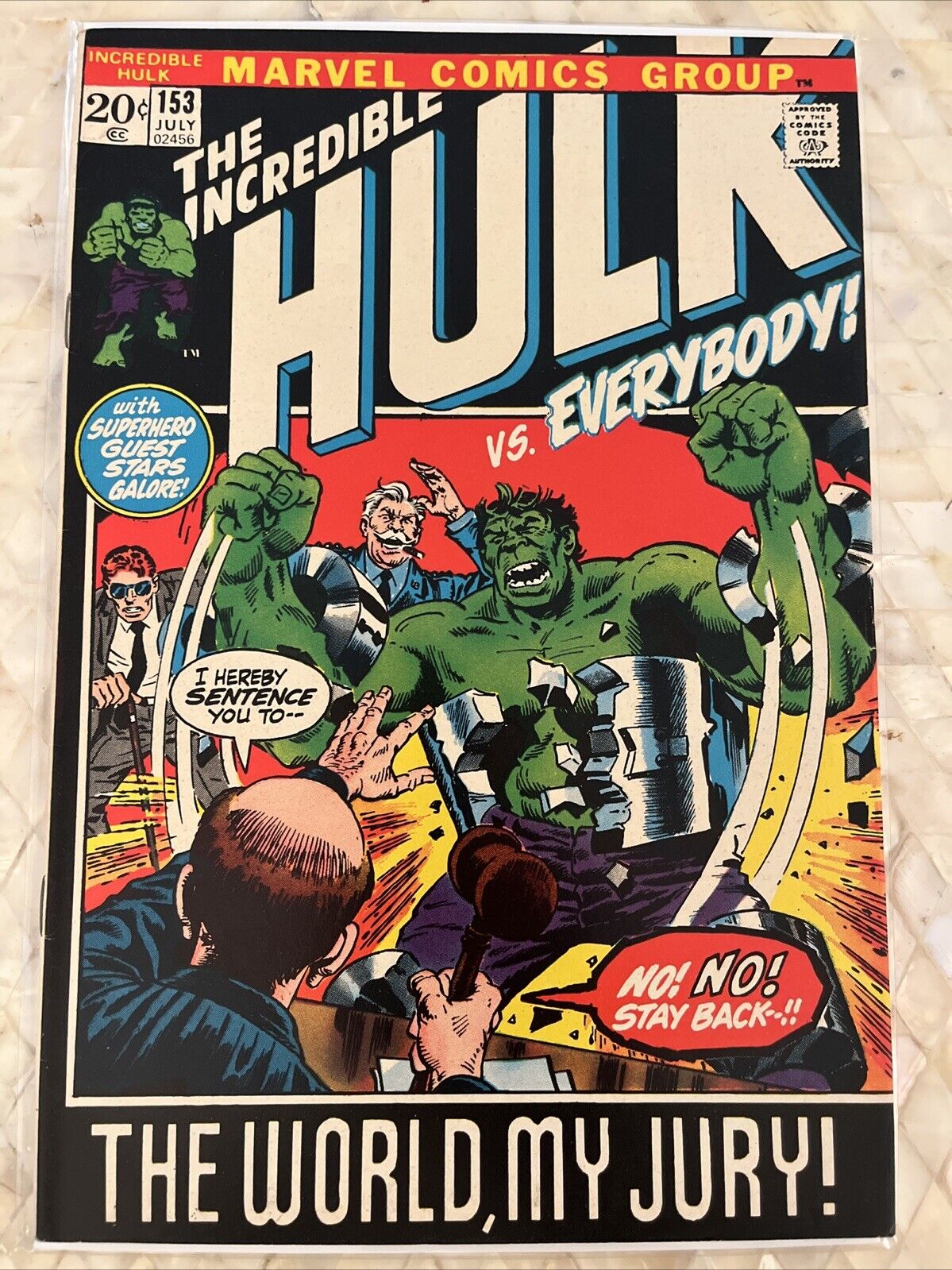 The Incredible Hulk #153 (1972) Hulk Marvel Comics - Daredevil, Fantastic Four