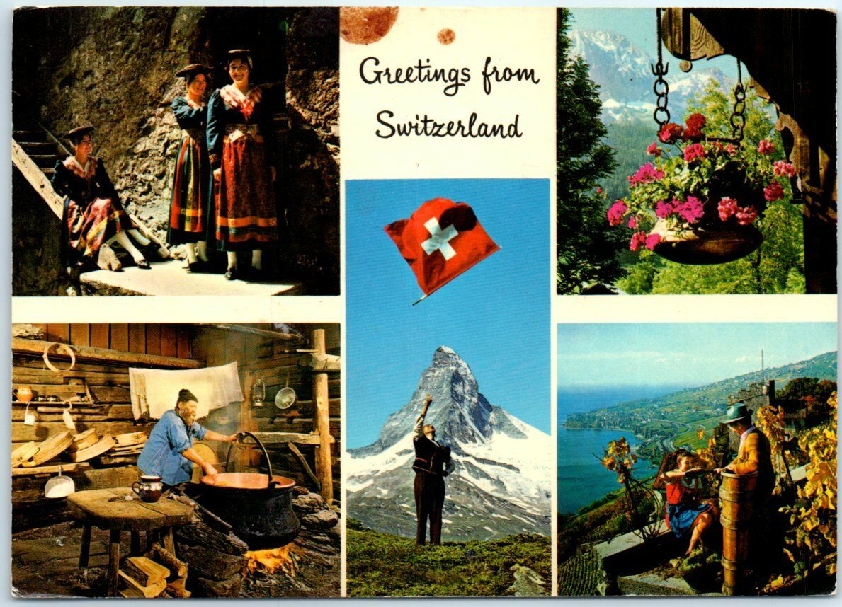 Postcard - Greetings from Switzerland