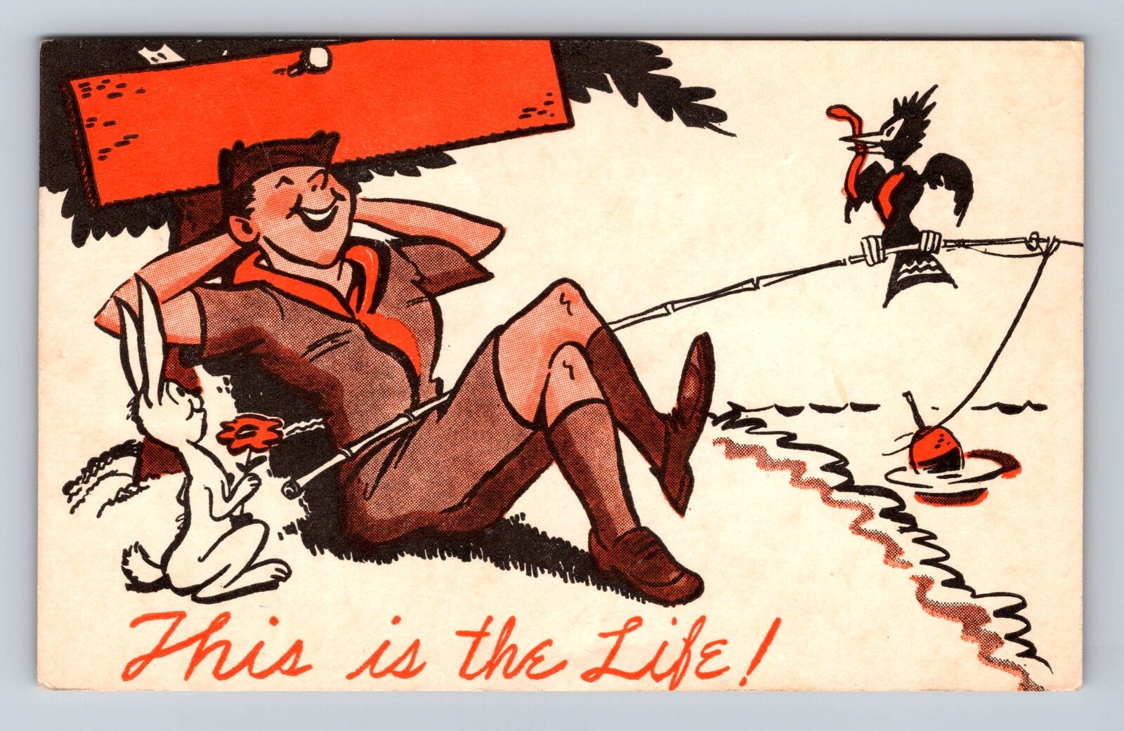 Pearson WI-Wisconsin, Boy Scouts Camp Ma-Ka-Ja-Wan Vintage c1955 Postcard