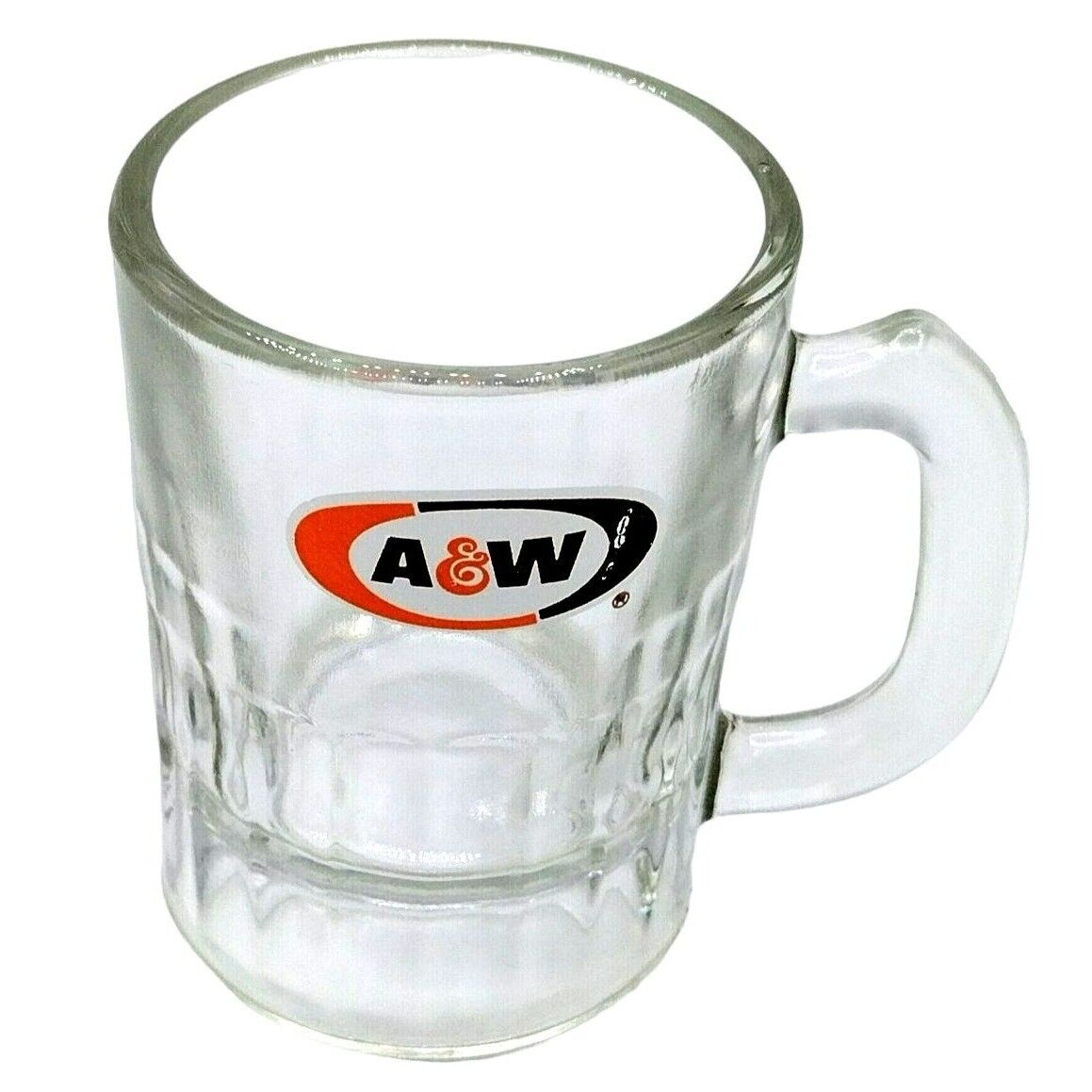 A&W Mini Root Beer Drinking Shot Glass 3.25 Inch Soda Collectible Sarsaparilla G