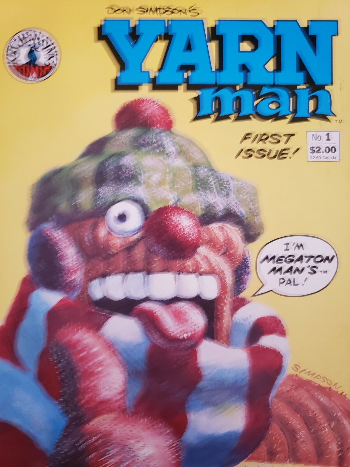 Yarn Man 1 Kitchen Sink Comix Press