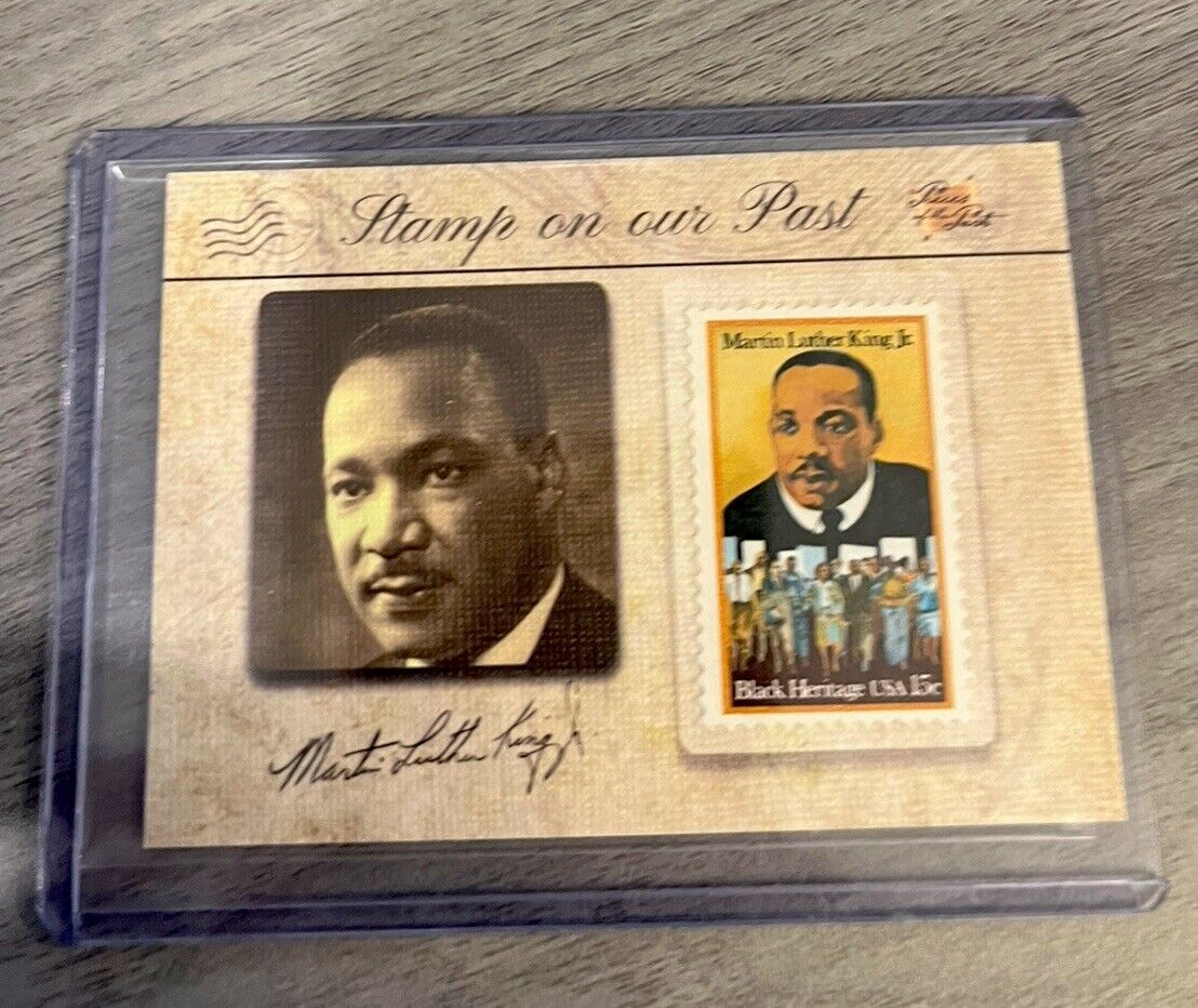 2018 MARTIN LUTHER KING JR. Pieces Of The Past  AUTHENTIC STAMP RELIC