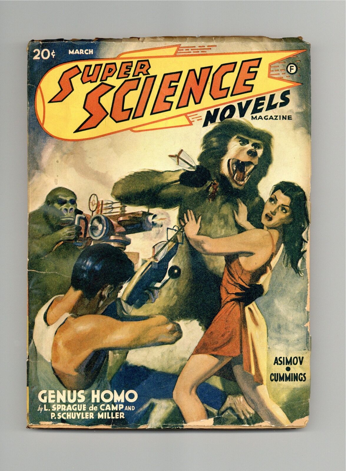 Super Science Stories Pulp Mar 1941 Vol. 2 #3 GD+ 2.5