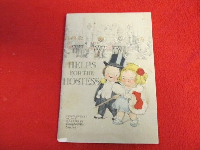 Campbell's Soup “Helps For The Hostess” 1916 Antique Cookbook