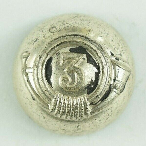 1850s-60s French Army 3rd Regiment Uniform Button 2 H3CT