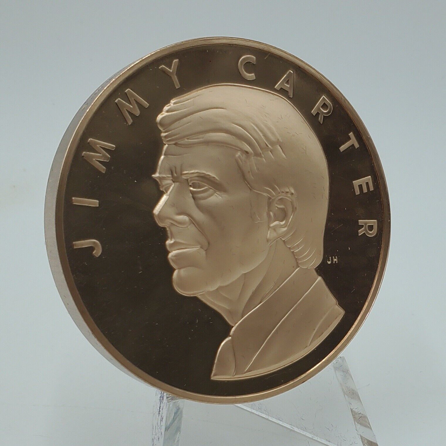 Jimmy Carter 1977 Presidential Inaugural Medal in Proof Bronze Franklin Mint