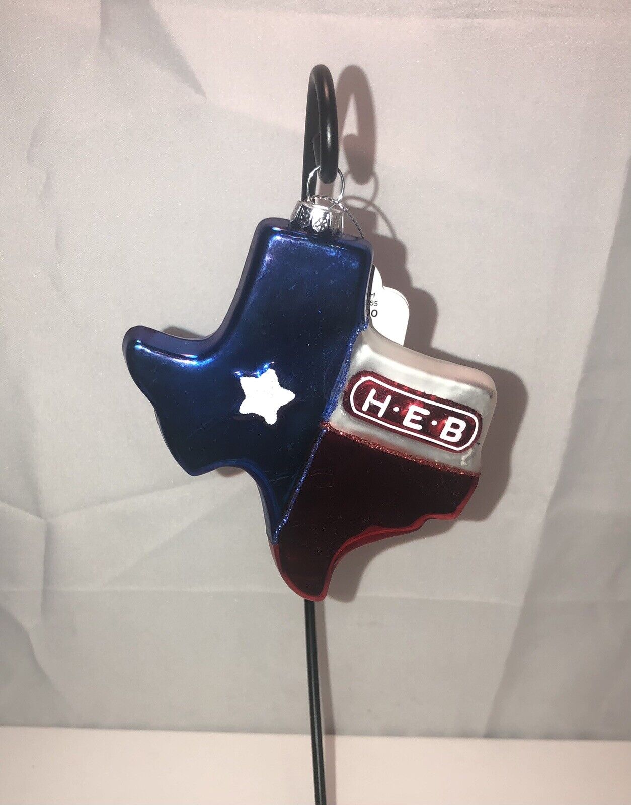 NWT HEB LIMITED EDITION Glass Ornament 2023 Texas Lone Star