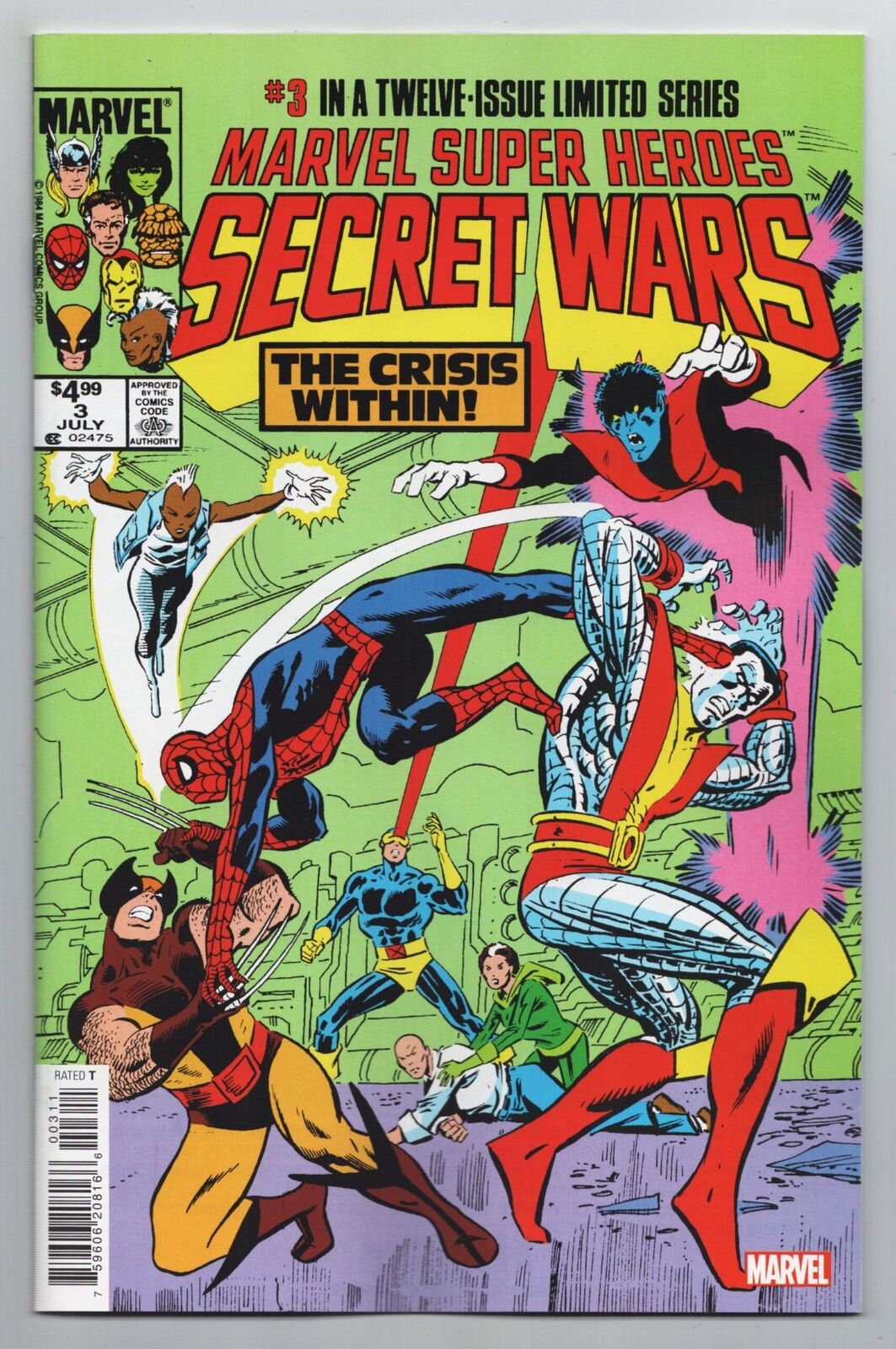 Marvel Super-Heroes Secret Wars #3 [1984] Facsimile Edition (2024) NM