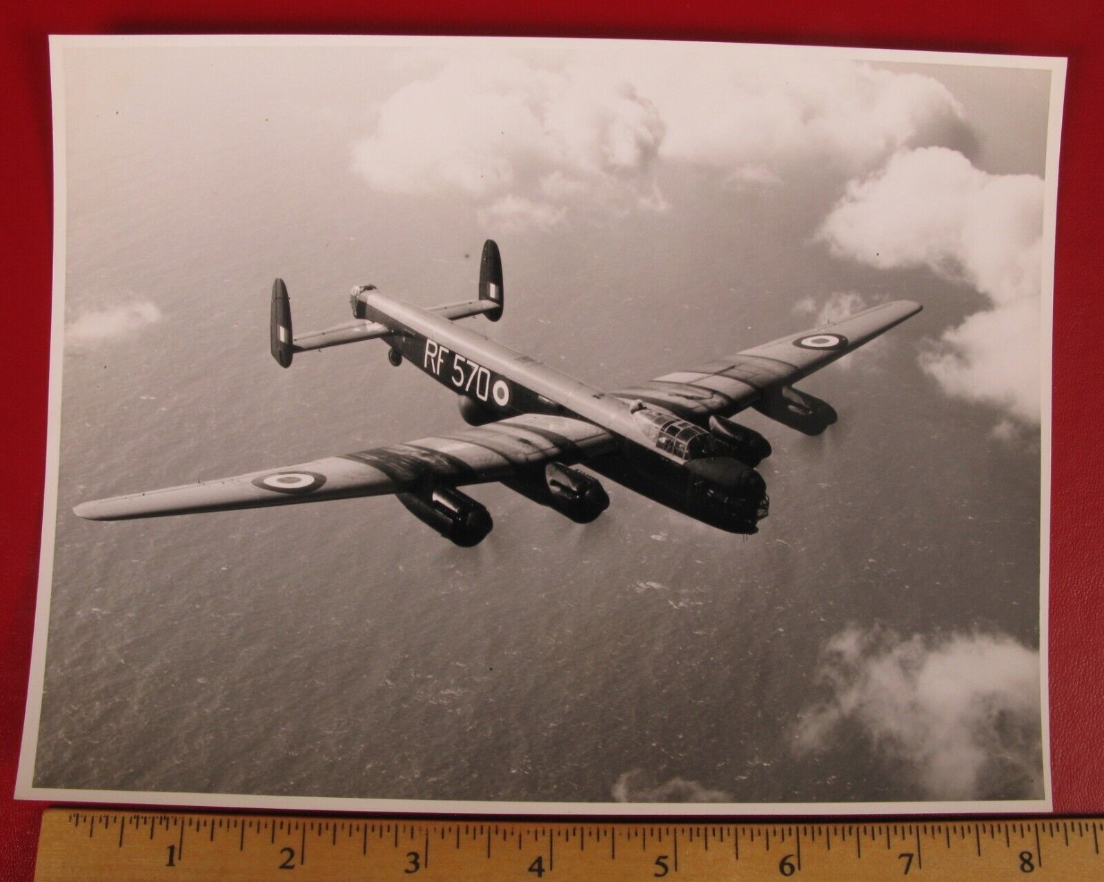 VINTAGE PHOTOGRAPH A. V. ROE AIRPLANE AIRCRAFT ROYAL AIR FORCE RAF MILITARY 